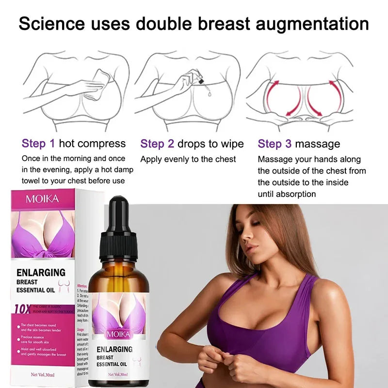 Breast Enlargement Essential Oil Frming Enhancement Breast Enlarge Big Bust Enlarging Bigger Chest Massage Breast Enlargement